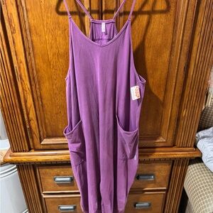 NWT FP Movement by Free People Purple Hot Shot Onesie